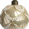 Intratuin kerstbal Zichem glanzend wit D 8 cm