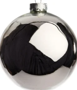 Intratuin kerstbal zilver glanzend D 6 H 6,5 cm