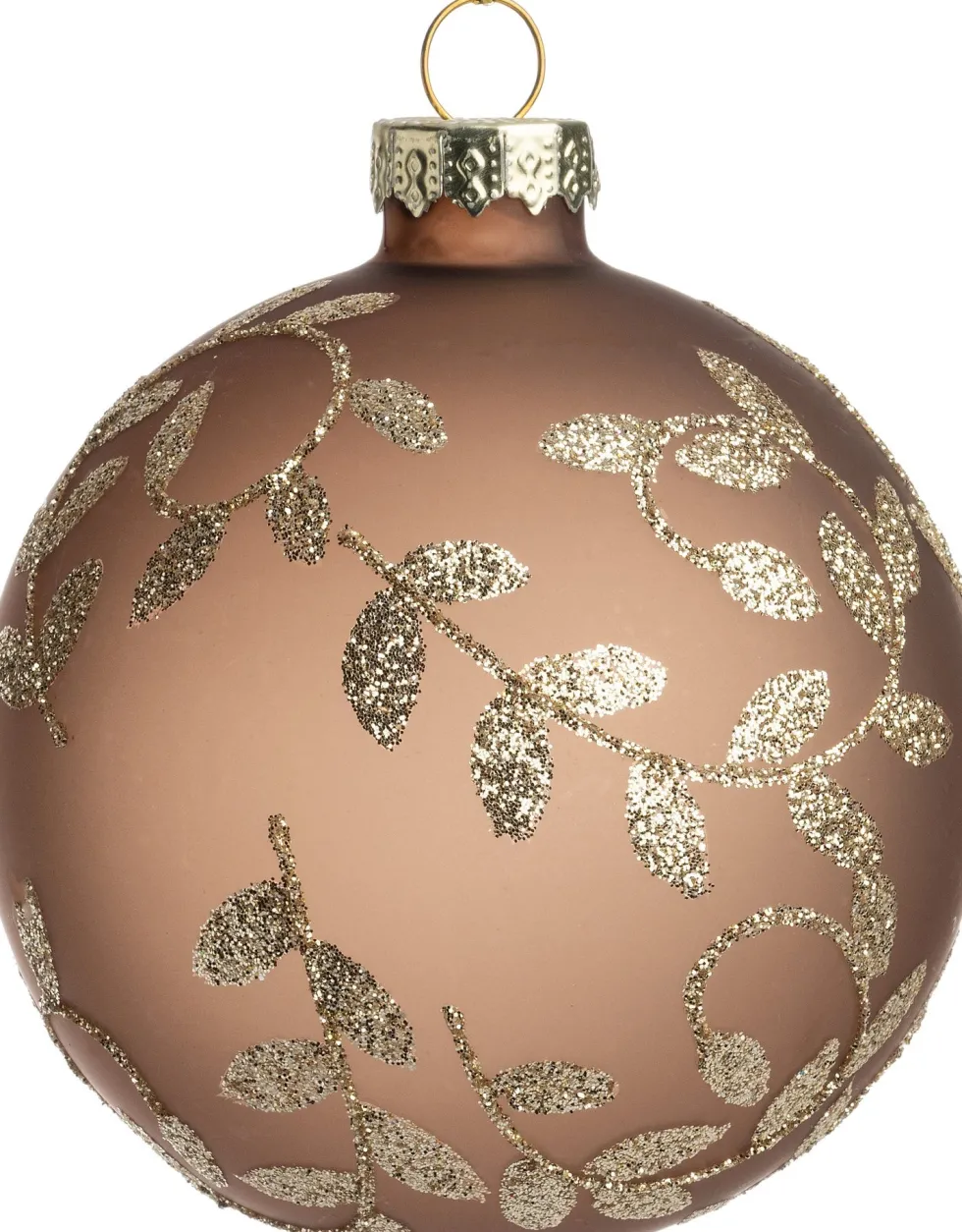 Intratuin kerstbal Zoblen koper D 8 cm