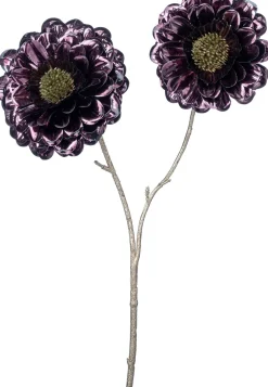 Intratuin kerstbloem Chrysant paars H 43 cm