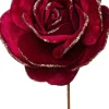Intratuin kerstbloem roos bordeaux D 20 H 11 cm