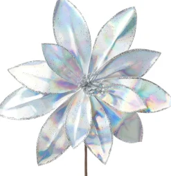 Intratuin kerstbloem Shine zilver 24 cm