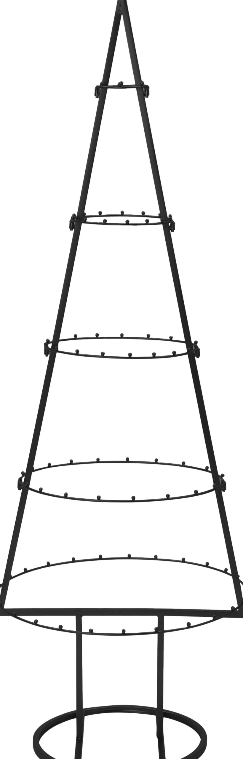Intratuin kerstboom Nutima zwart D 50 H 151 cm