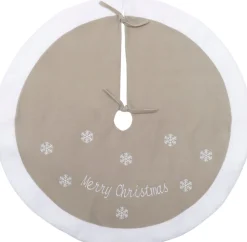 Intratuin kerstboomrok Asko grijs / wit D 90 cm