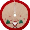 Intratuin kerstboomrok Asko naturel / rood D 110 cm
