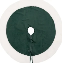 Intratuin kerstboomrok groen / wit D 90 cm