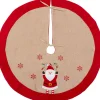 Intratuin kerstboomrok Randy naturel / rood D 90 cm