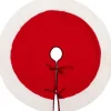 Intratuin kerstboomrok rood / wit D 90 cm