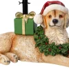 Intratuin kerstboomstandaard hond beige 43 x 41 x 77 cm