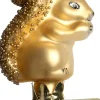 Intratuin kerstclip eekhoorn goud 4 x 3 x 6,6 cm