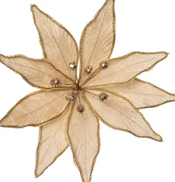 Intratuin kerstclip kerstroos crème D 20 cm
