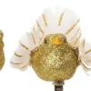 Intratuin kerstclip Liroy vogel goud 12,7 x 5 x 4 cm 3 stuks