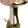 Intratuin kerstclip paddenstoel bruin 6 x 6 x 8 cm