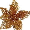 Intratuin kerstclip Phoenix bloem koper D 20 H 5 cm