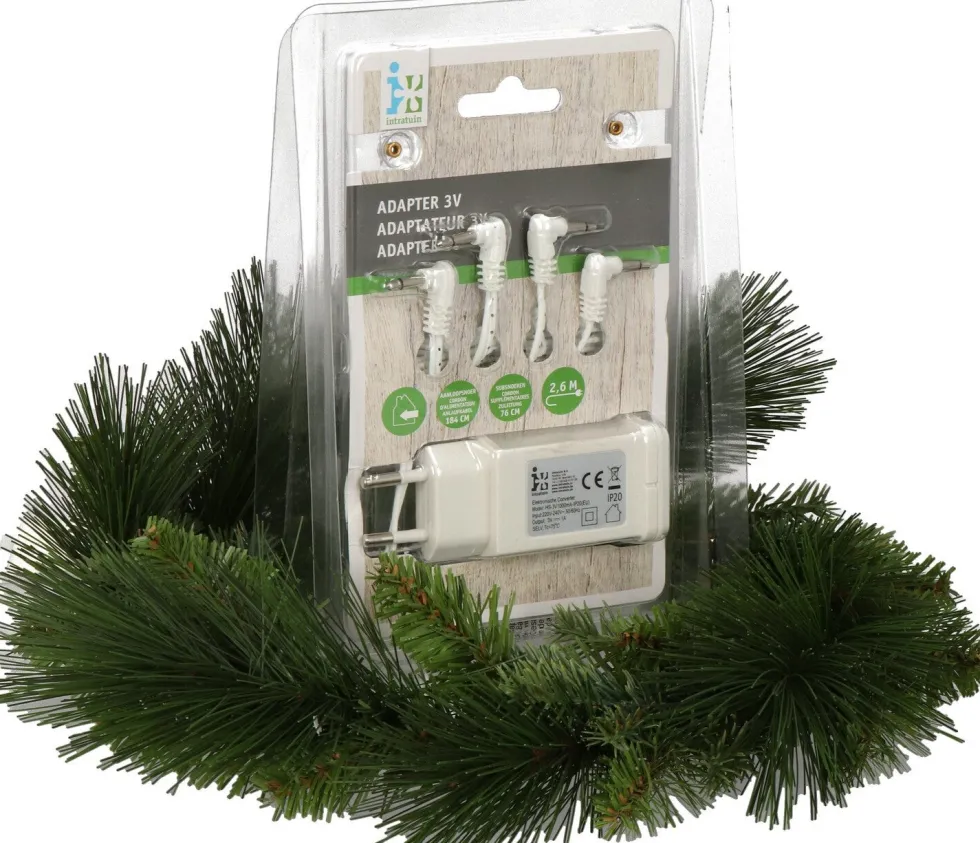 Intratuin kerstdorp adapter 3V - 1000mA wit