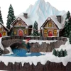 Intratuin kerstdorp berg chalets 23 x 14,5 x 16,5 cm