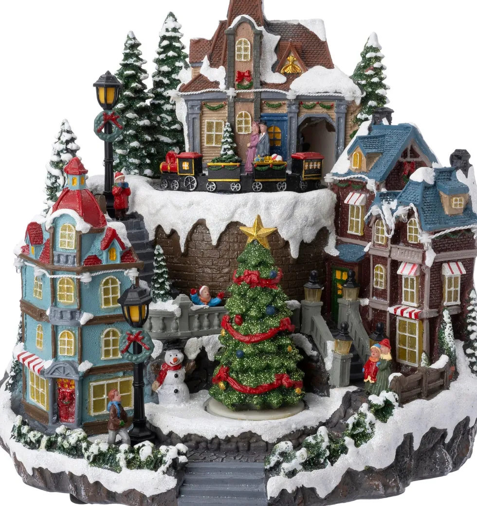 Intratuin kerstdorp bergdorp 30 x 27 x 30,5 cm