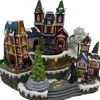Intratuin kerstdorp dorp met station 37 x 27 x 29 cm
