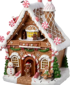 Intratuin kerstdorp gemberkoekhuis 23 x 15,8 x 27 cm
