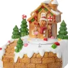 Intratuin kerstdorp gemberkoek huis 11,3 x 10,3 x 12,1 cm