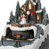 Intratuin kerstdorp huis en trein 21,8 x 21,7 x 24,5 cm