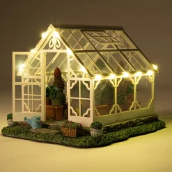 Intratuin kerstdorp kas 13,5 x 15,5 x 12 cm