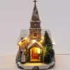 Intratuin kerstdorp kerk 18 x 13 x 21 cm
