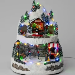 Intratuin kerstdorp kerstman winkel 25 x 26,5 x 32 cm