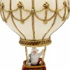 Intratuin kerstdorp luchtballon crème 12,9 x 13,2 x 23 cm
