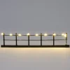 Intratuin kerstdorpminiatuur hek 19,8 x 9,5 x 4 cm 3 stuks