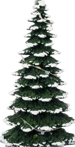 Intratuin kerstdorpminiatuur kerstboom 10 x 10 x 18 cm