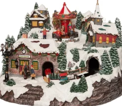 Intratuin kerstdorpminiatuur kerstdorp D 34 x 28 cm