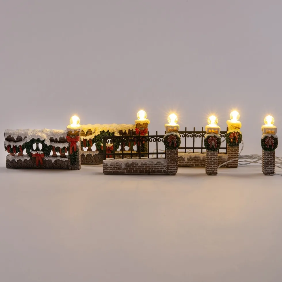 Intratuin kerstdorpminiatuur poortenset 6-delig