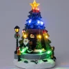 Intratuin kerstdorpminiatuur kerstboomkraam 15 x 15 x 23 cm