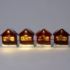 Intratuin kerstdorpminiatuur Piran kadokraam 9,5 x 6,5 x 12 cm