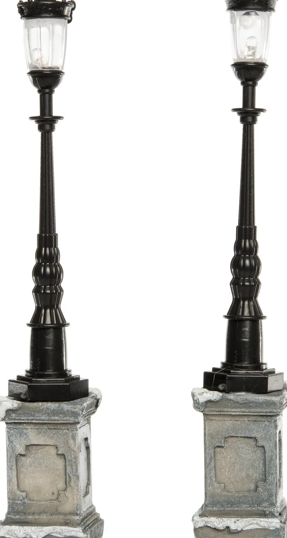 Intratuin kerstdorpminiatuur lantaarnpaal H 14 cm 2 stuks