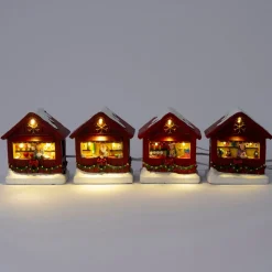 Intratuin kerstdorpminiatuur Piran snoepkraam 9,5 x 6,5 x 12 cm