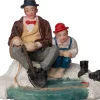 Intratuin kerstdorpminiatuur ijvissen 7,2 x 5,2 x 5,5 cm