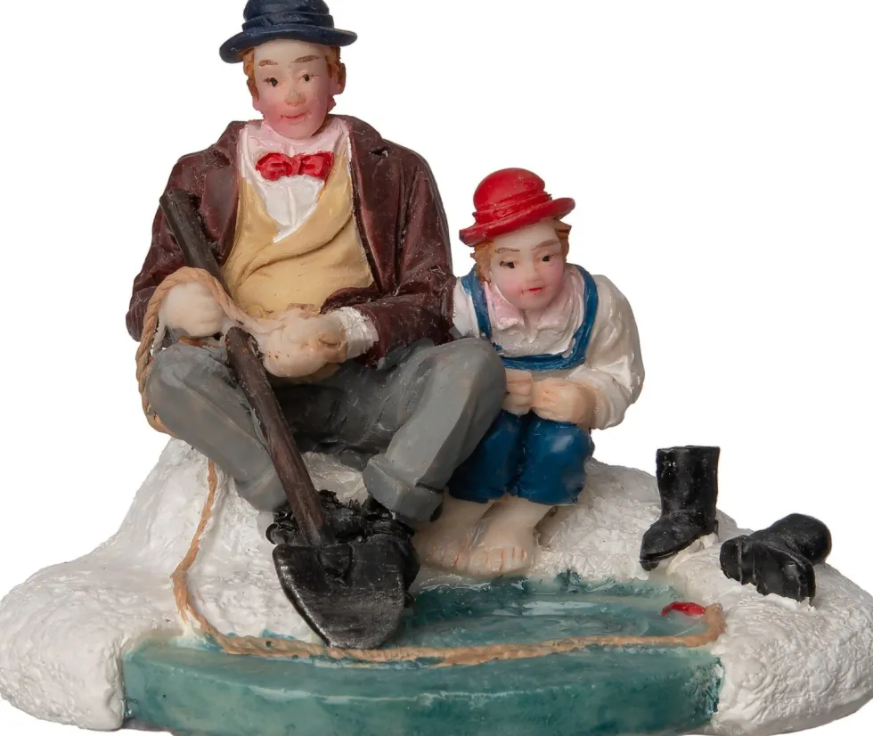 Intratuin kerstdorpminiatuur ijvissen 7,2 x 5,2 x 5,5 cm
