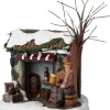 Intratuin kerstdorpminiatuur winkeltje 12 x 9,5 x 13,5 cm