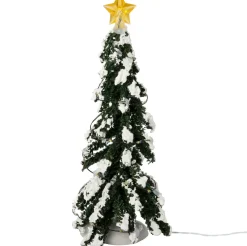 Intratuin kerstdorpminiatuur kerstboom 8 x 8 x 21 cm