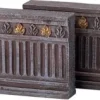 Intratuin kerstdorpminiatuur stenen hek 10 x 1,1 x 4 cm 4 stuks