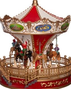 Intratuin kerstdorpminiatuur draaimolen D 22 H 24,5 cm