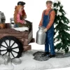 Intratuin kerstdorpminiatuur melk vervoeren 11 x 7,5 x 7 cm