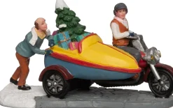 Intratuin kerstdorpminiatuur motor multi 12 x 5,5 x 7 cm