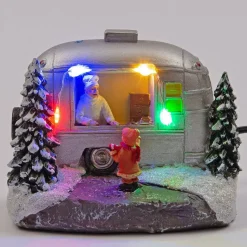 Intratuin kerstdorpminiatuur trailer 10,3 x 6,8 x 7 cm