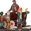 Intratuin kerstdorpminiatuur kastanjeverkoper 9 x 7 x 7 cm