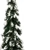 Intratuin kerstdorpminiatuur kerstboom 8,5 x 8,5 x 26 cm