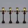 Intratuin kerstdorpminiatuur lantaarns 4 x 2 x 10,5 cm 4 stuks