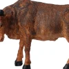 Intratuin kerstdorpminiatuur koe bruin 4,7 x 2,2 x 5,3 cm